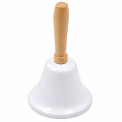 Metal Hand Bell with Ergonomic Handle