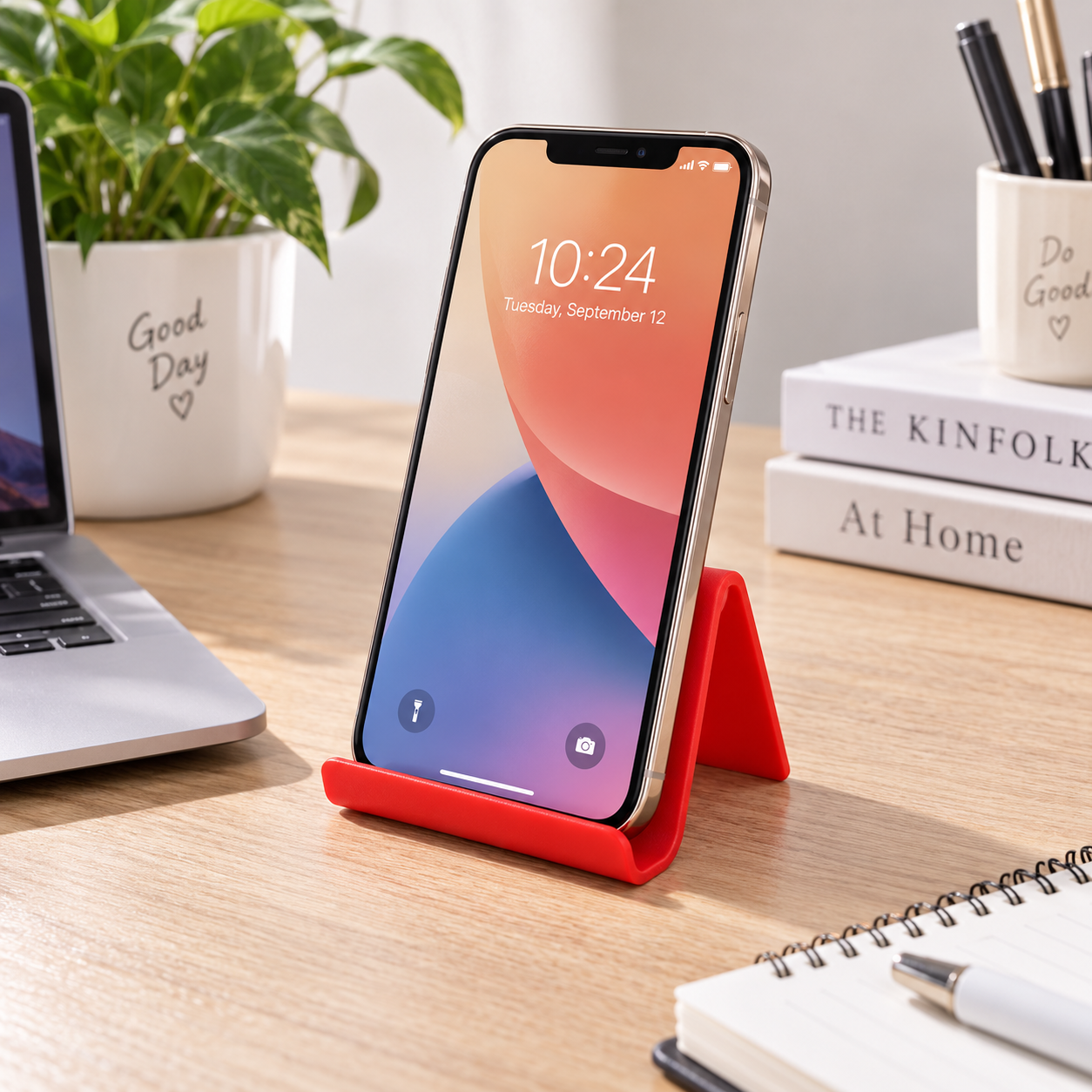 Minimalist Plastic Cell Phone Stand