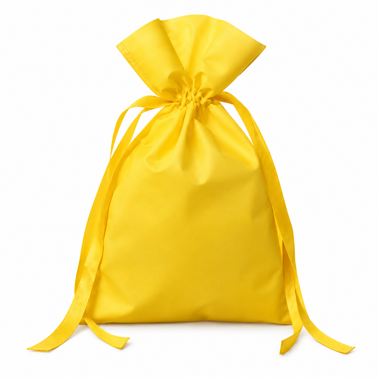 Non Woven Drawstring Gift Bag With Satin Ribbon