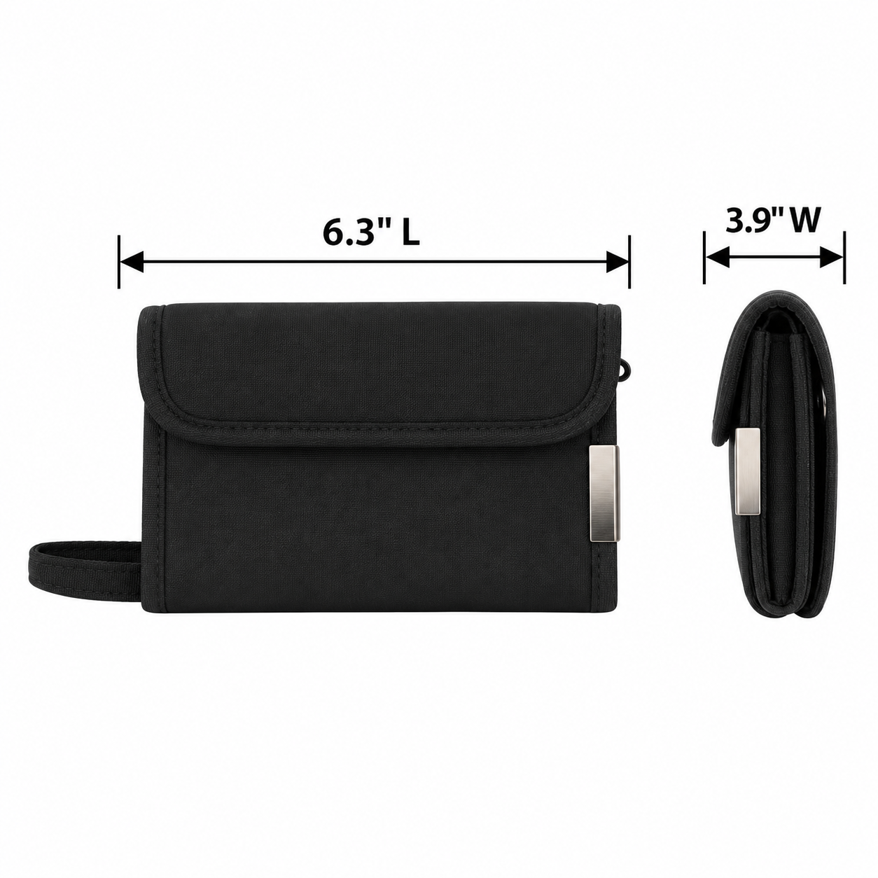 Nylon Multi Slot Travel Card Holder