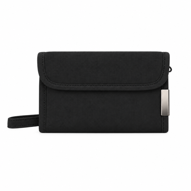 Nylon Multi Slot Travel Card Holder