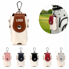 PU Leather Golf Ball Holder