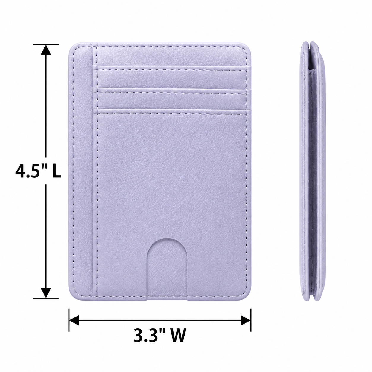 PU Leather Multi Slot Card Holder Pouch