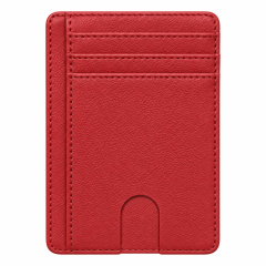 PU Leather Multi Slot Card Holder Pouch