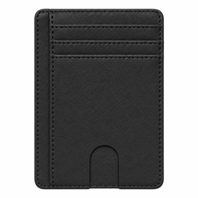 PU Leather Multi Slot Card Holder Pouch