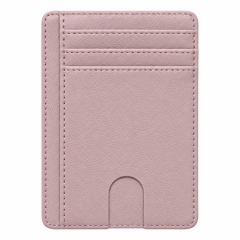 PU Leather Multi Slot Card Holder Pouch