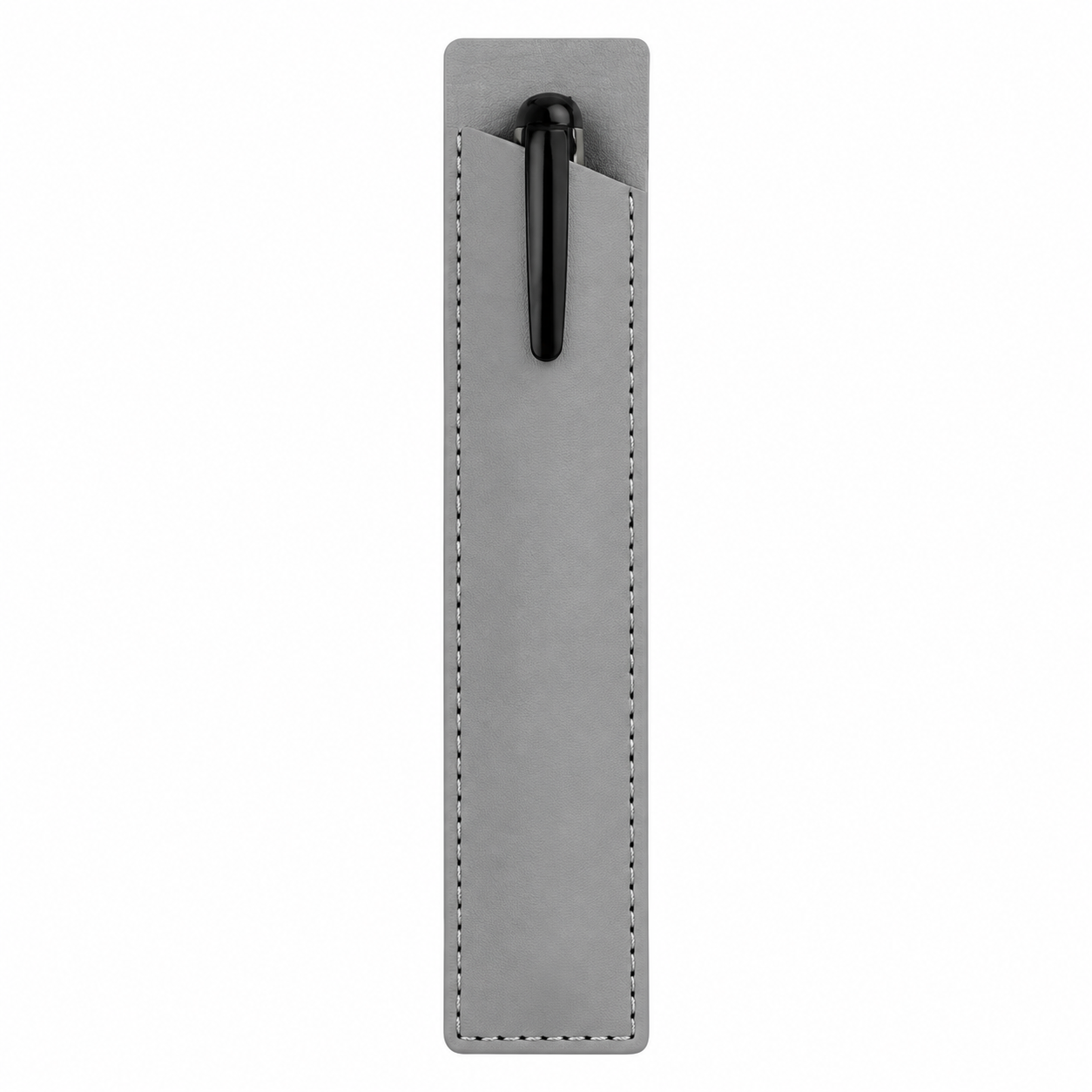 PU Leather Slant Opening Pen Sleeve