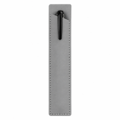 PU Leather Slant Opening Pen Sleeve