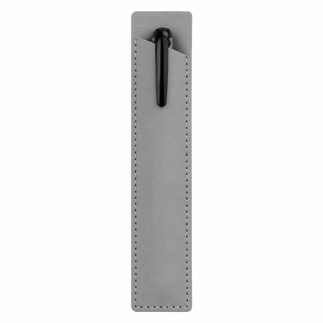 PU Leather Slant Opening Pen Sleeve