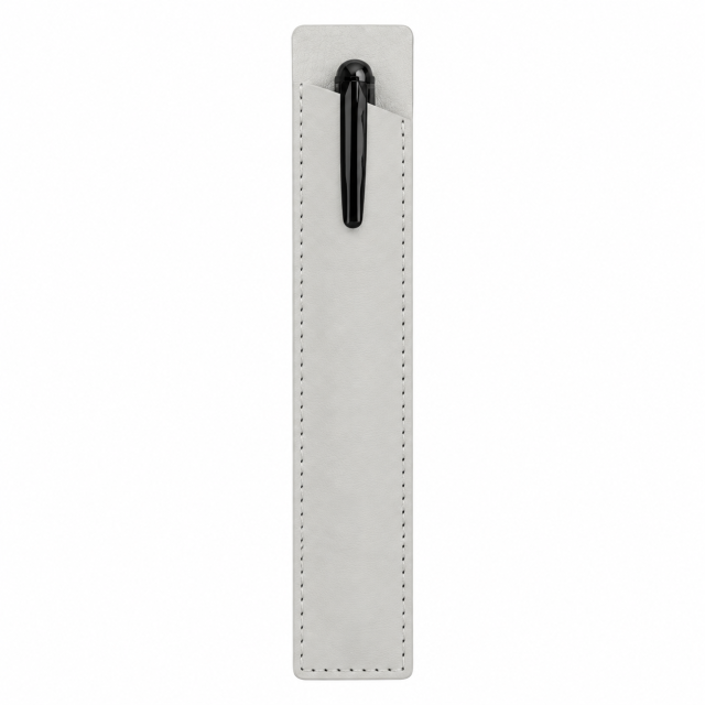 PU Leather Slant Opening Pen Sleeve