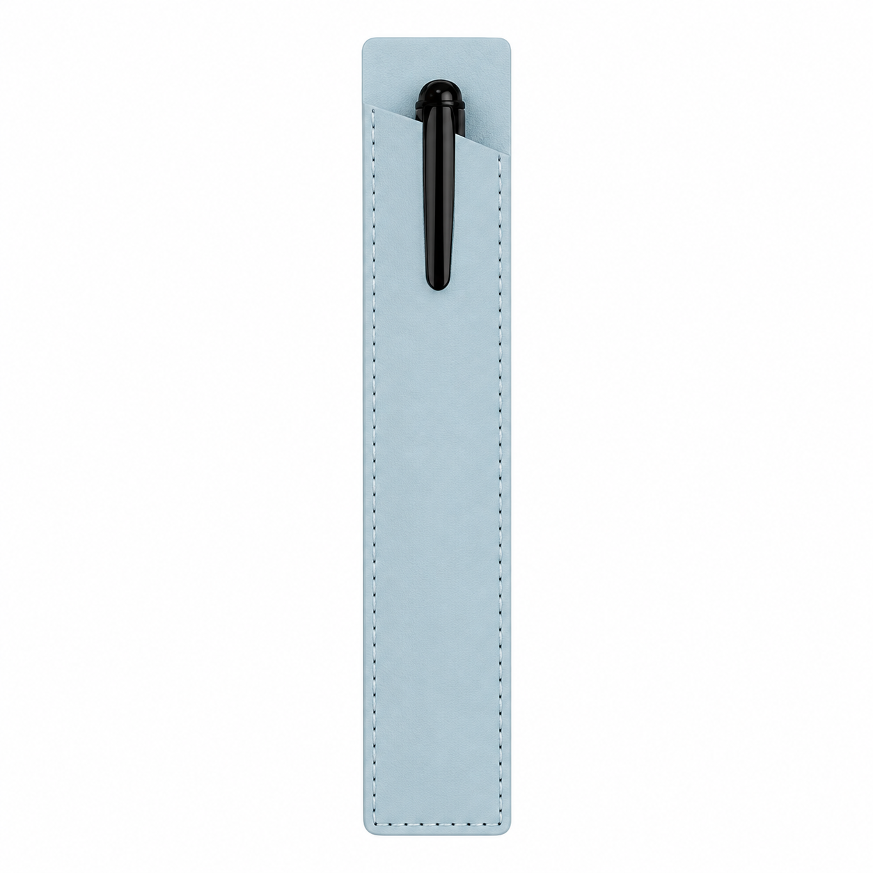 PU Leather Slant Opening Pen Sleeve