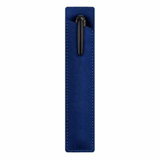PU Leather Slant Opening Pen Sleeve