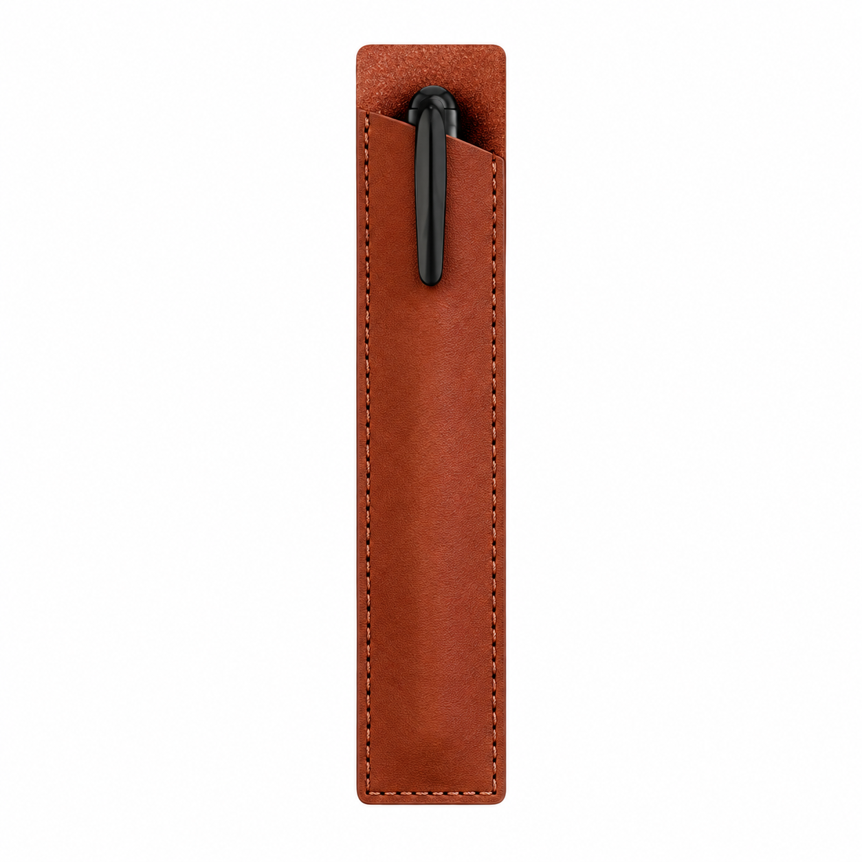 PU Leather Slant Opening Pen Sleeve