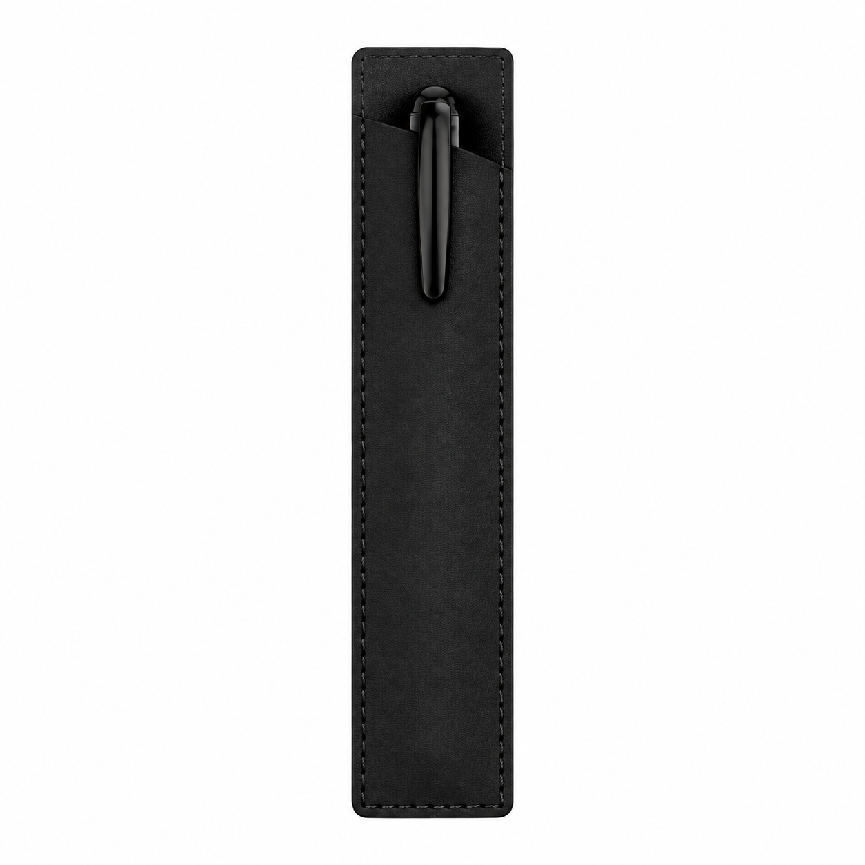 PU Leather Slant Opening Pen Sleeve