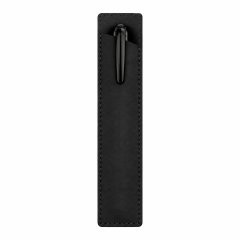 PU Leather Slant Opening Pen Sleeve