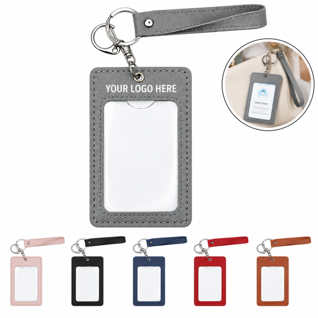 PU Leather Slim Card Holder Pouch