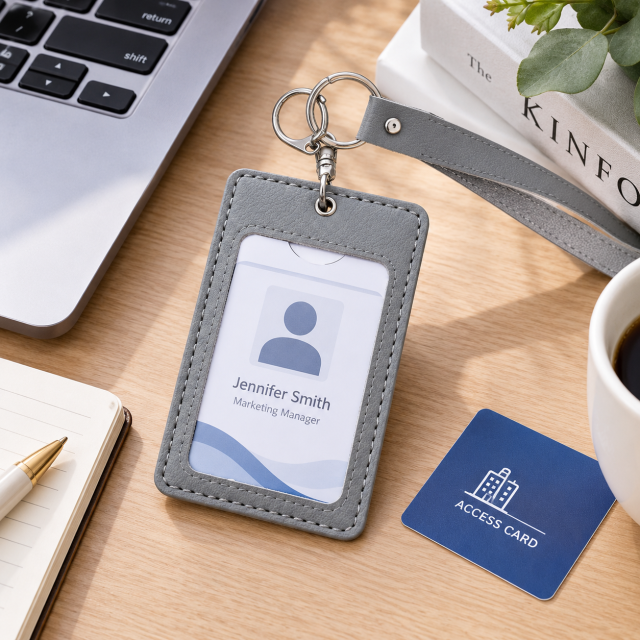 PU Leather Slim Card Holder Pouch