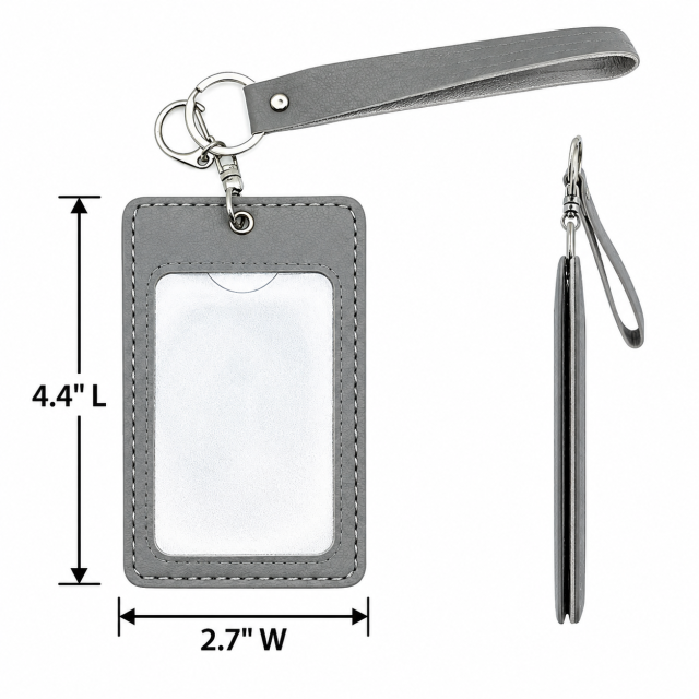 PU Leather Slim Card Holder Pouch