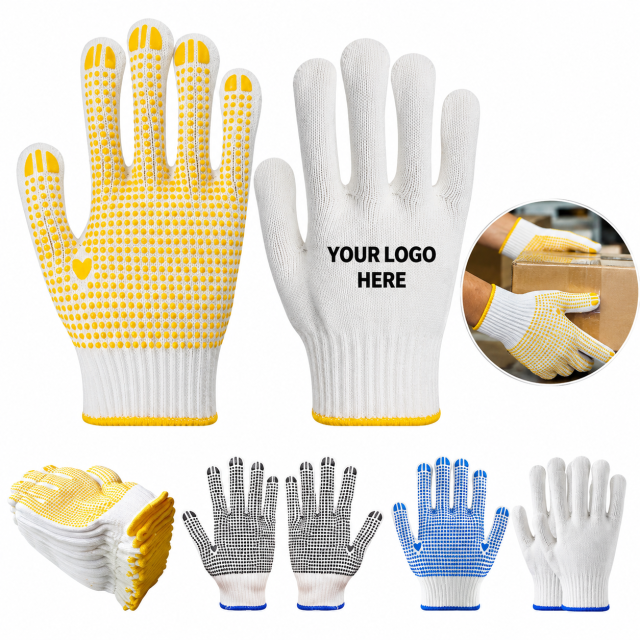 PVC Dot Grip Safety Work Gloves