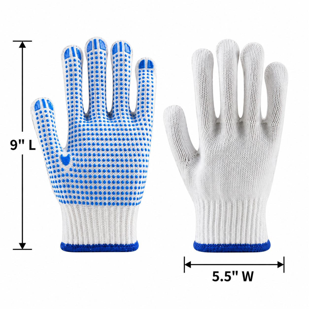 PVC Dot Grip Safety Work Gloves