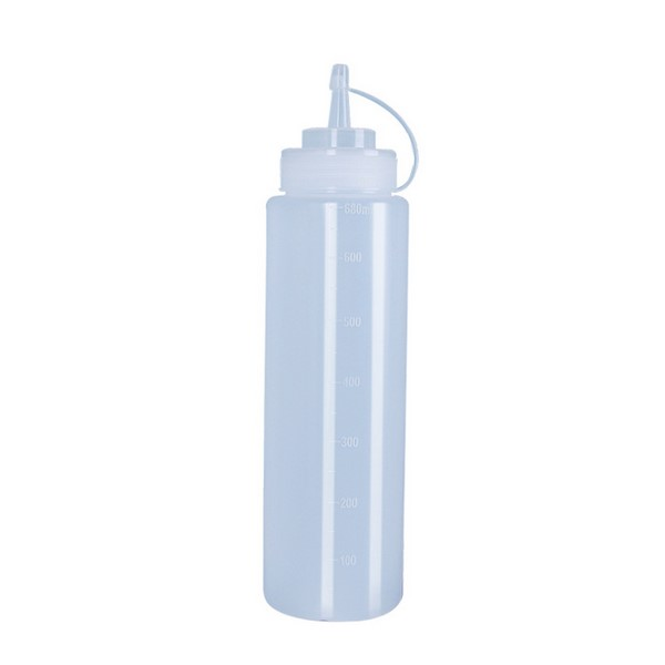 Plastic Squeeze Condiment Bottle With Precision Nozzle