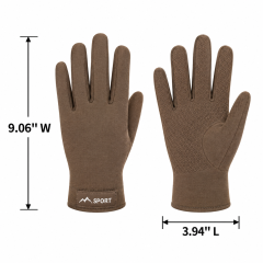 Polyester Micro Velvet Touchscreen Winter Gloves