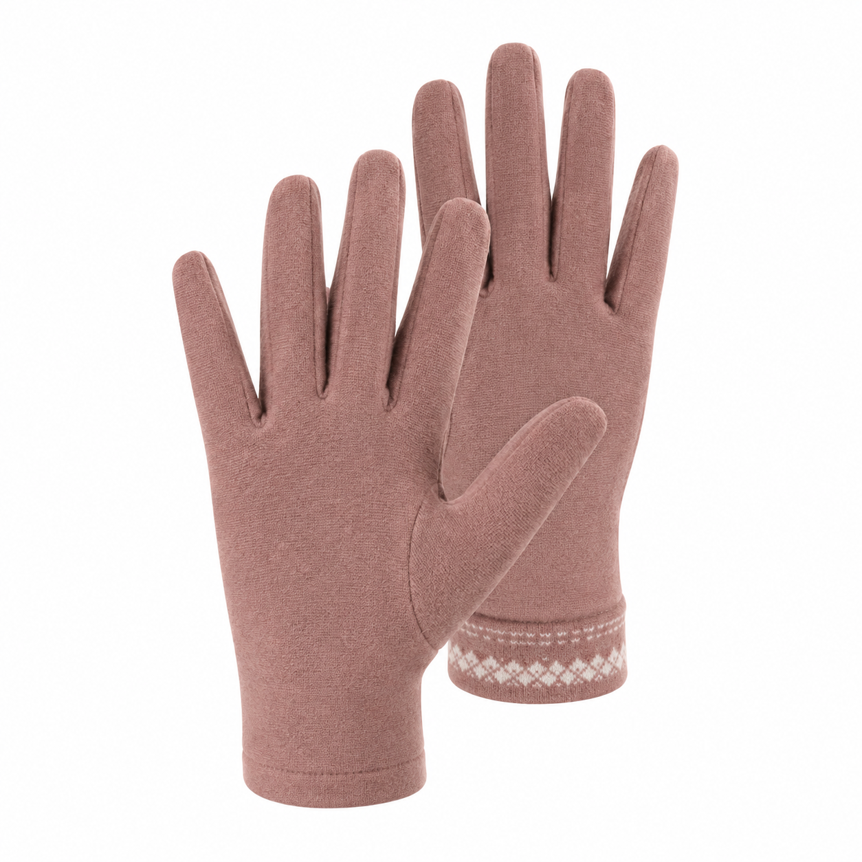 Polyester Micro Velvet Touchscreen Winter Gloves
