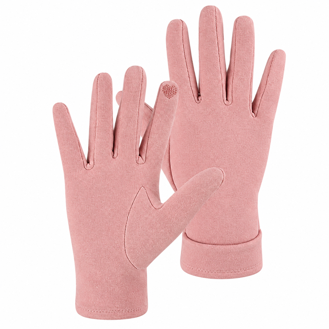 Polyester Micro Velvet Touchscreen Winter Gloves