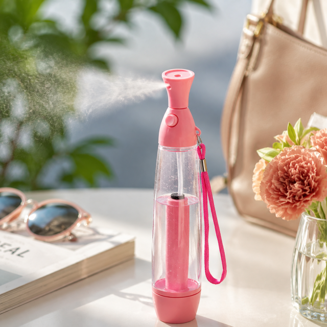 Portable Facial Mist Bottle With Lanyard