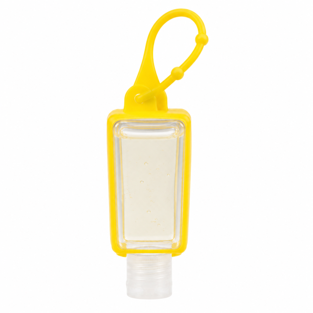 Refillable Clear Travel Bottle With Silicone Key Ring