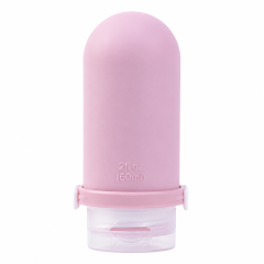 Refillable Silicone Travel Dispenser With Secure Strap