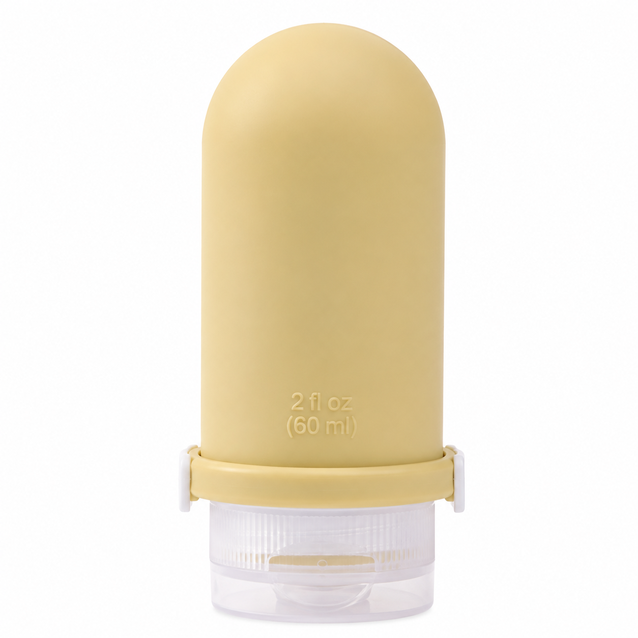 Refillable Silicone Travel Dispenser With Secure Strap