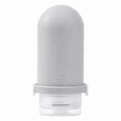Refillable Silicone Travel Dispenser With Secure Strap