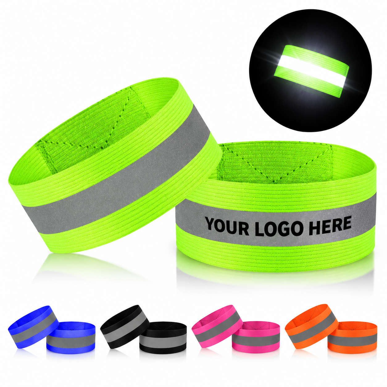 Reflective Safety Arm and Leg Bands