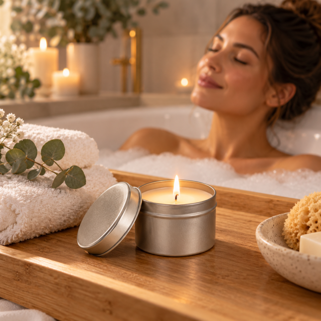 Scented Soy Wax Ceramic Candle
