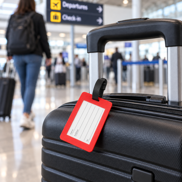 Silicone Boarding Pass Holder with Lanyard