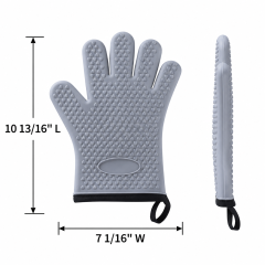 Silicone Cotton Lined Oven Mitts