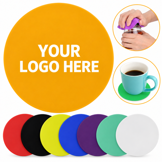 Silicone Non Slip Bottle Opener Coaster