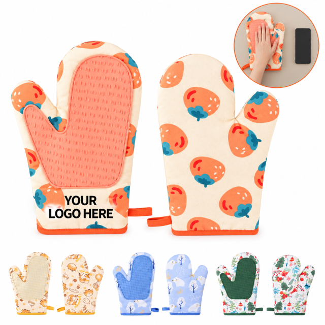 Silicone Patch Heat Insulation Oven Mitt