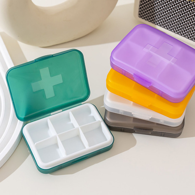 Small 6-Compartment Pill Organizer