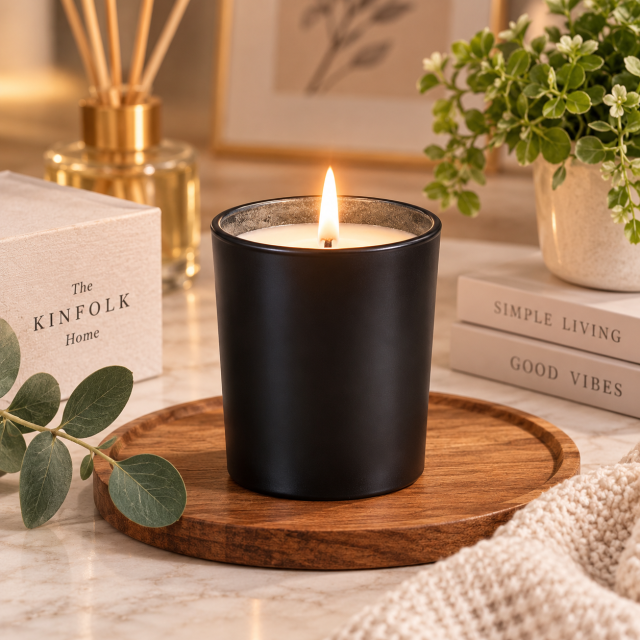 Soy Wax Scented Candle in Compact Jar