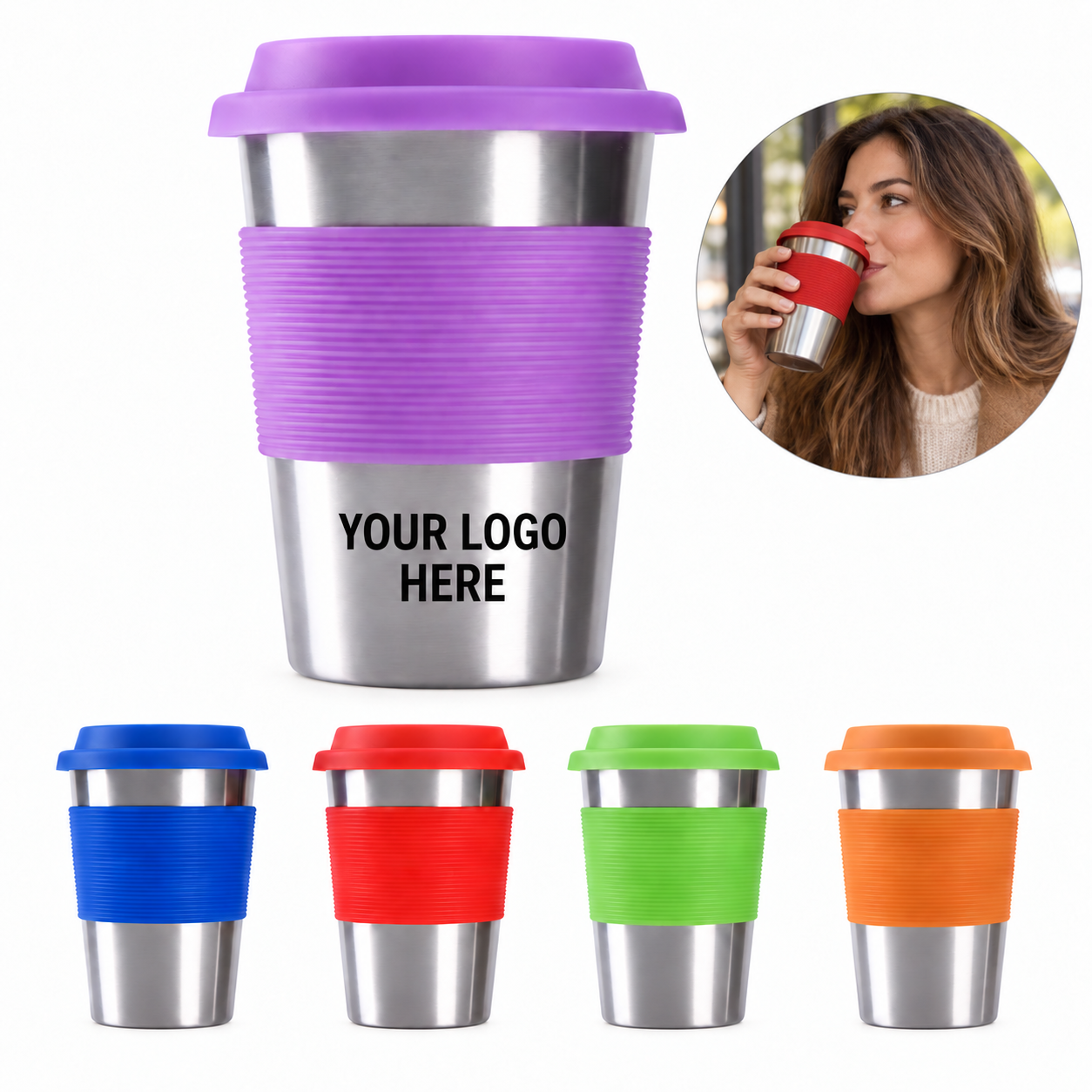 Stainless Steel Vacuum Insulated Travel Coffee Mug