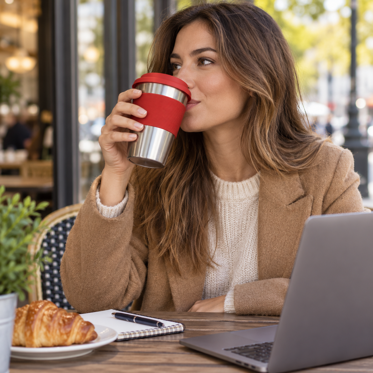 Stainless Steel Vacuum Insulated Travel Coffee Mug