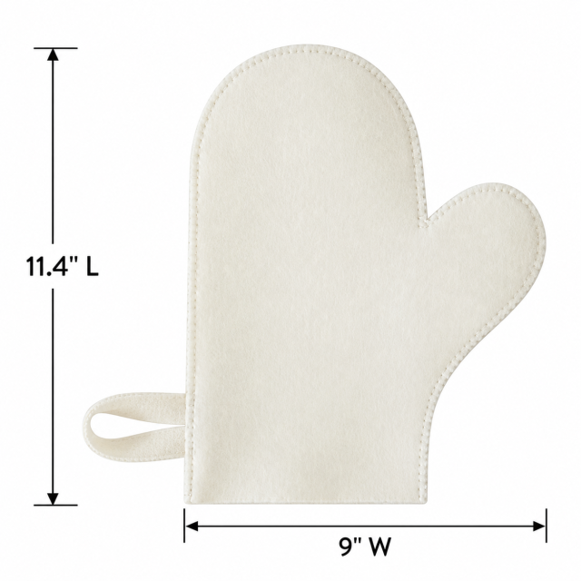 Thick Felt Sauna Heat Protection Glove