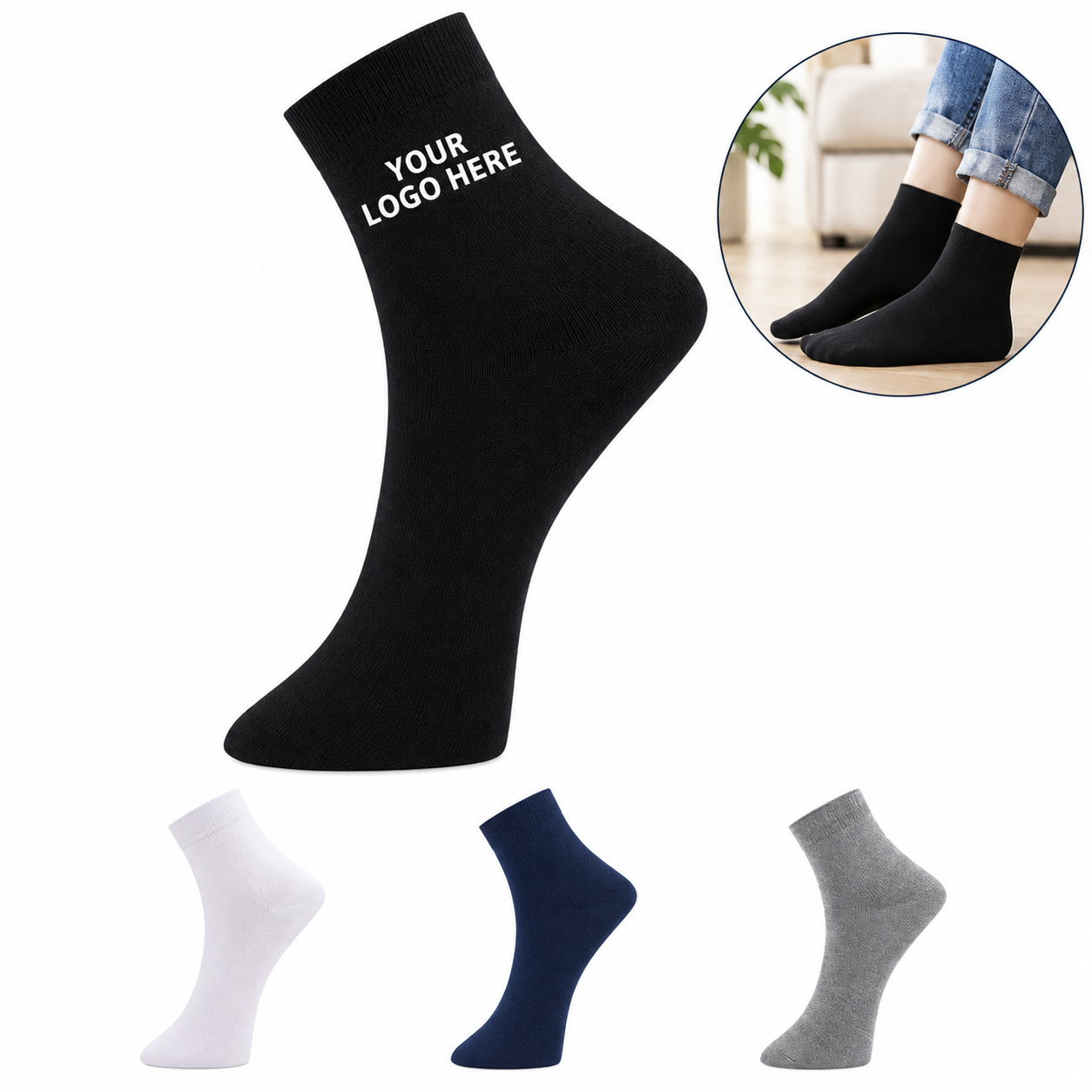 Unisex Cotton Everyday Socks