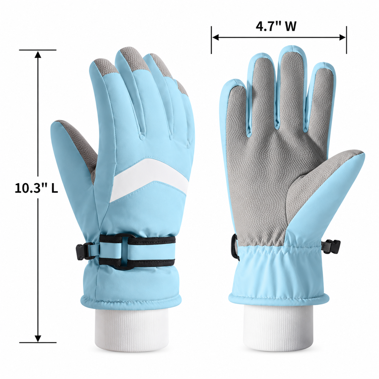 Water Resistant Touchscreen Winter Sports Gloves