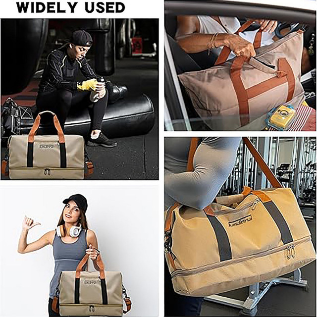 Waterproof Duffle Bag with Wet Pocket