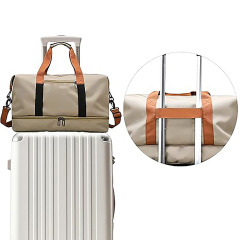 Waterproof Duffle Bag with Wet Pocket