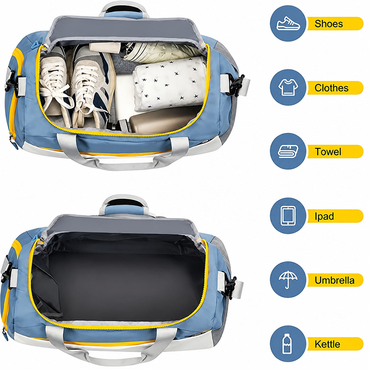Waterproof Weekender Shoulder Bag