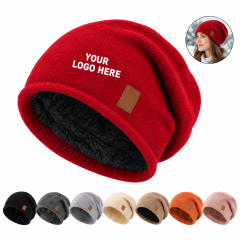 Wool Slouchy Winter Beanie
